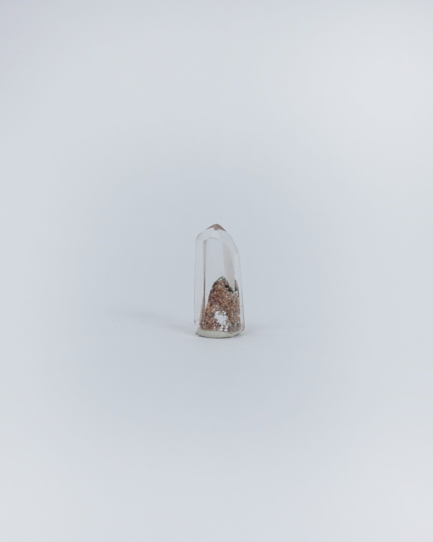 異象金字塔水晶柱 小礦標盒 | Mini Phantom Pyramid Quartz Column Mineral