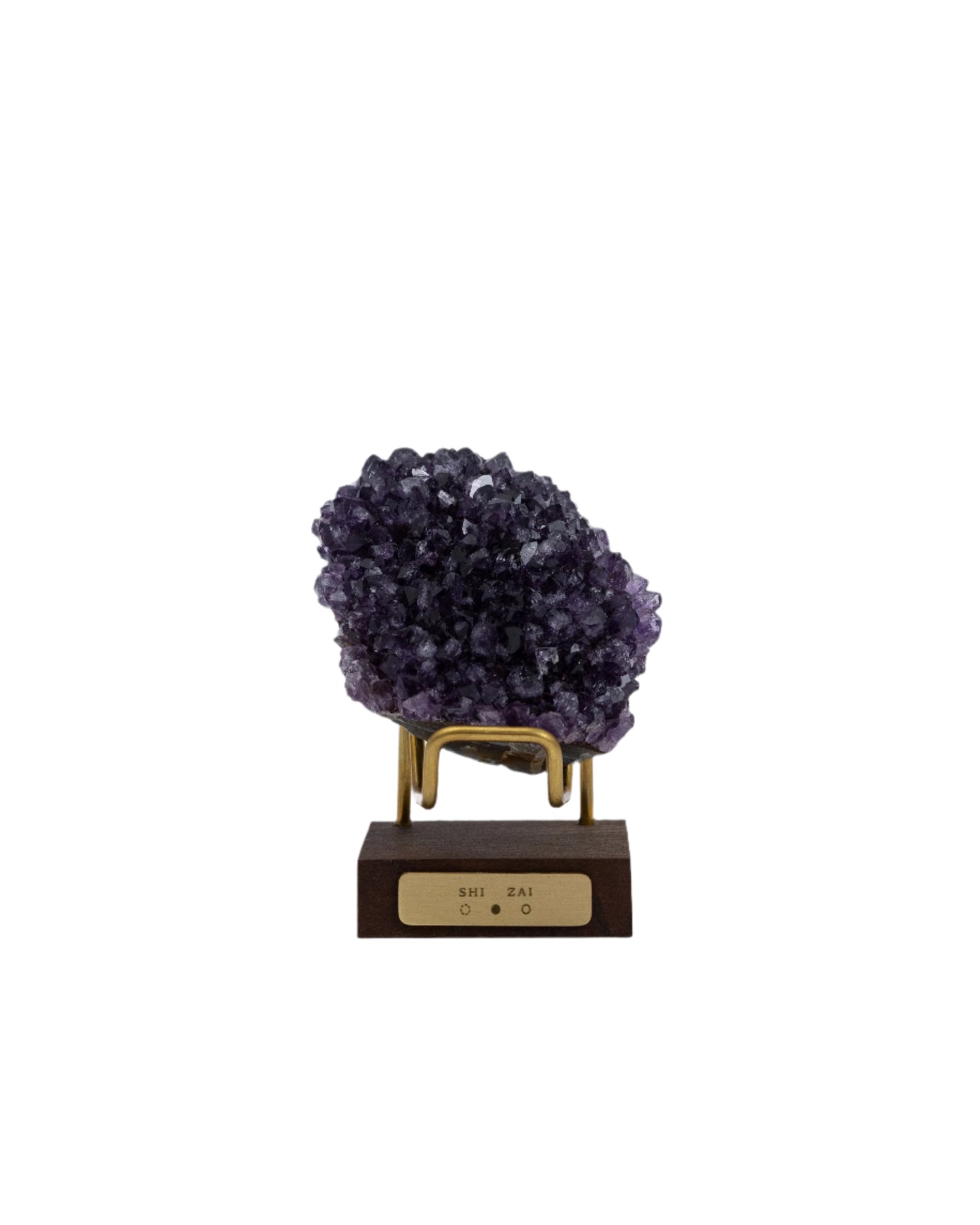 Wooden Base Series: Amethyst Cluster 紫水晶塊