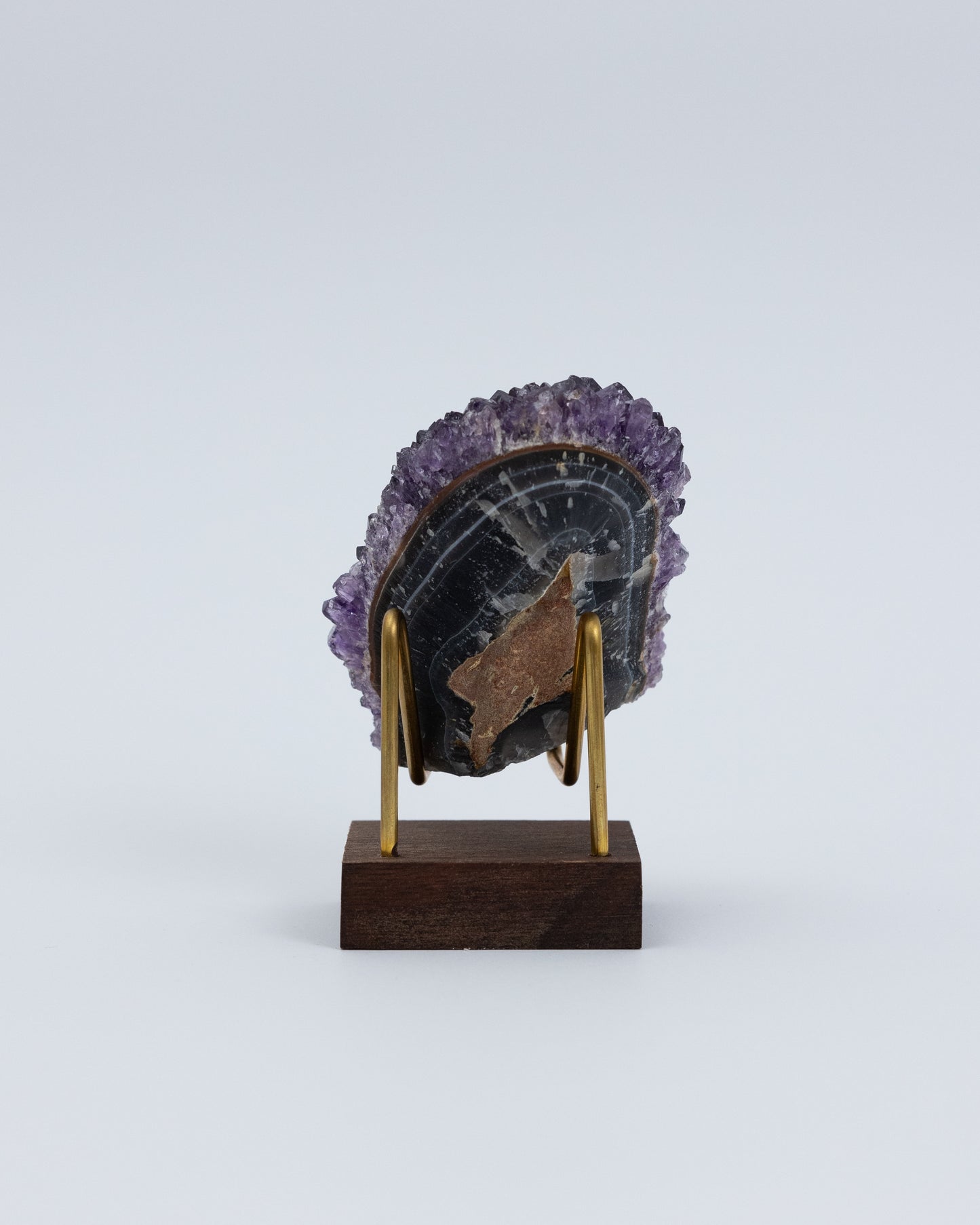 Wooden Base Series: Amethyst Cluster 紫水晶塊