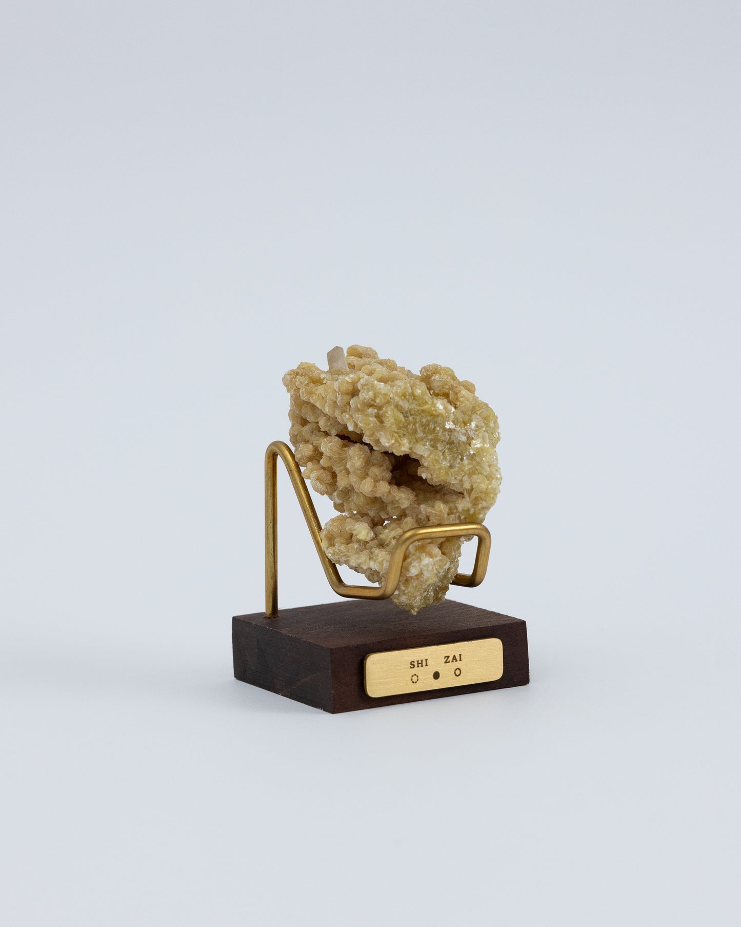 Wooden Base Series: Golden Mica 黃金雲母