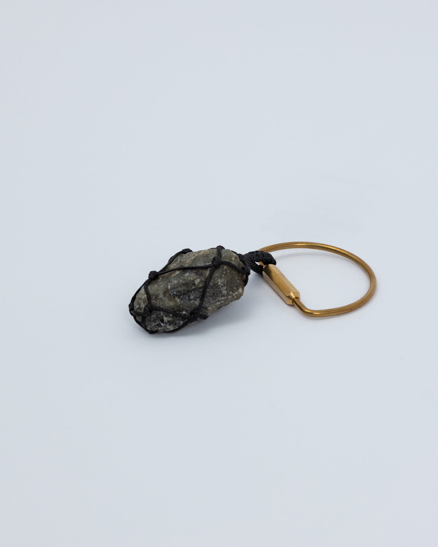 編織拉長石 黃銅鑰匙圈 | Trinket 2 Series: Braided Feldspar Brass Keychain