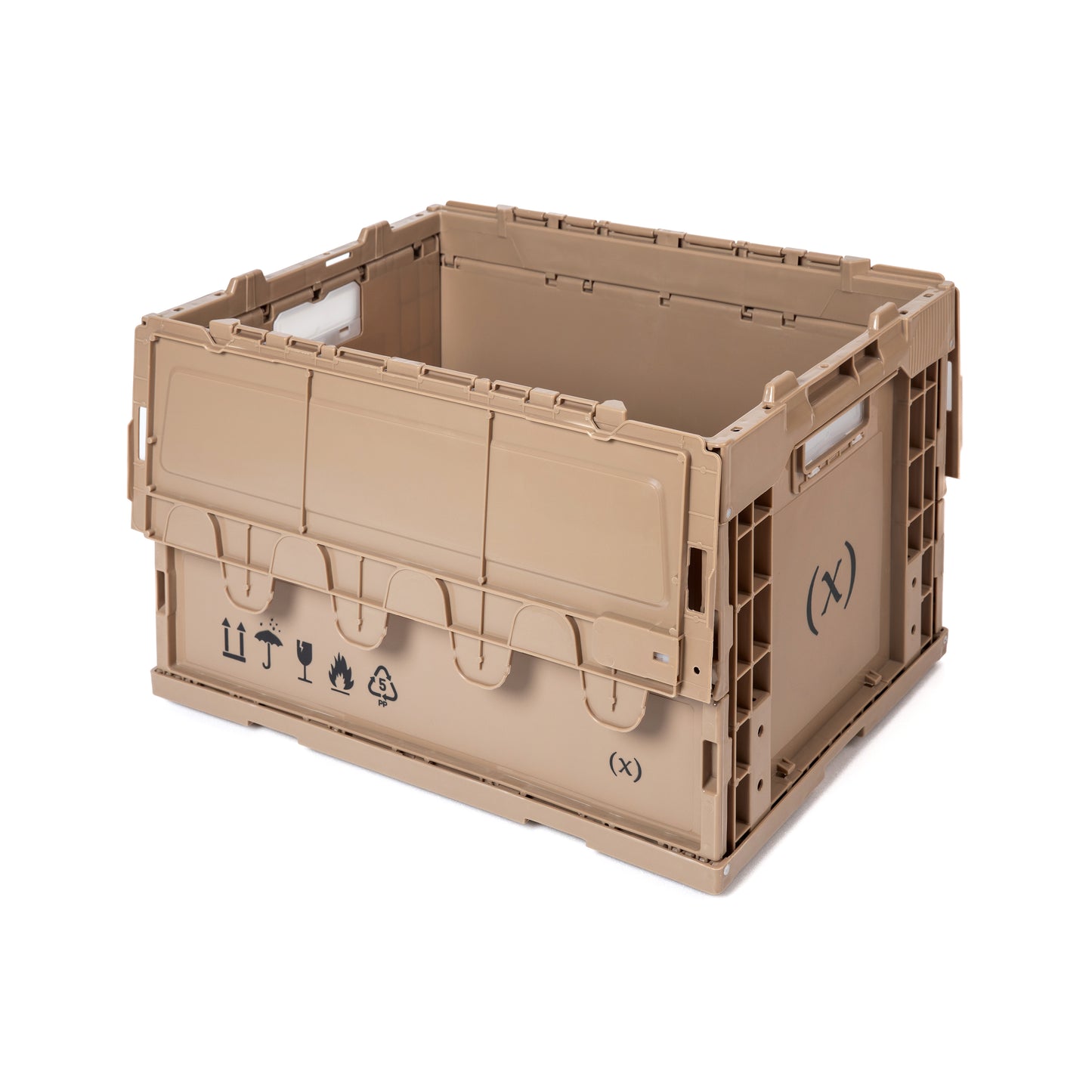 多功能可折疊收納箱 - 拿鐵棕 |Utility Foldable Container - Latte Brown