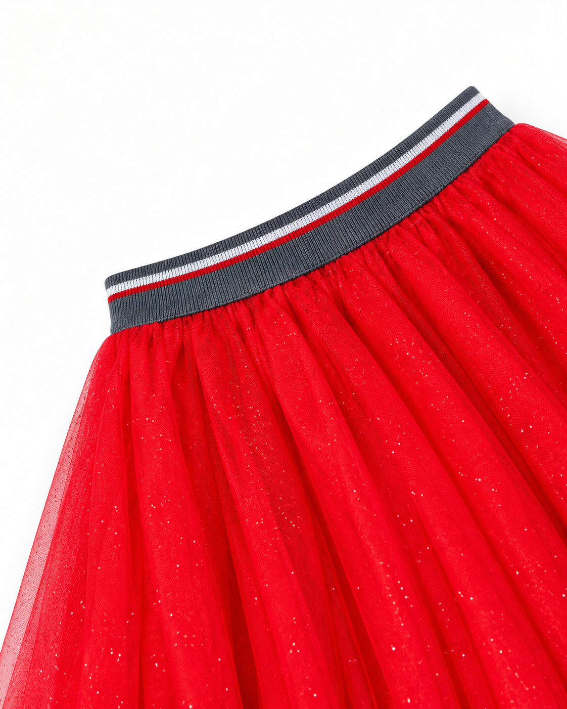 Hi-Five: Fermanno Servino Red Shimmery Tulle Dress