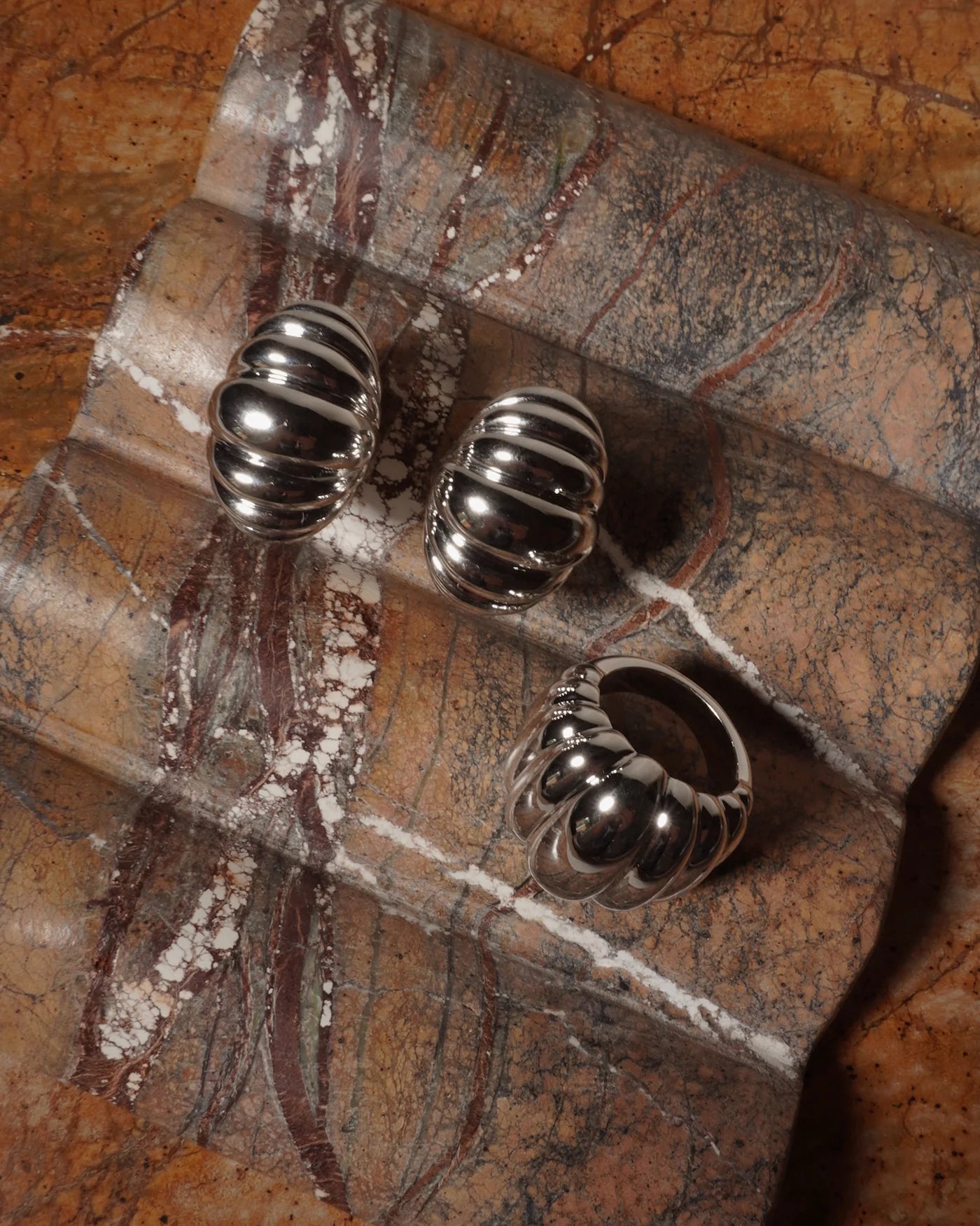 Bridgette Earring Studs- Silver