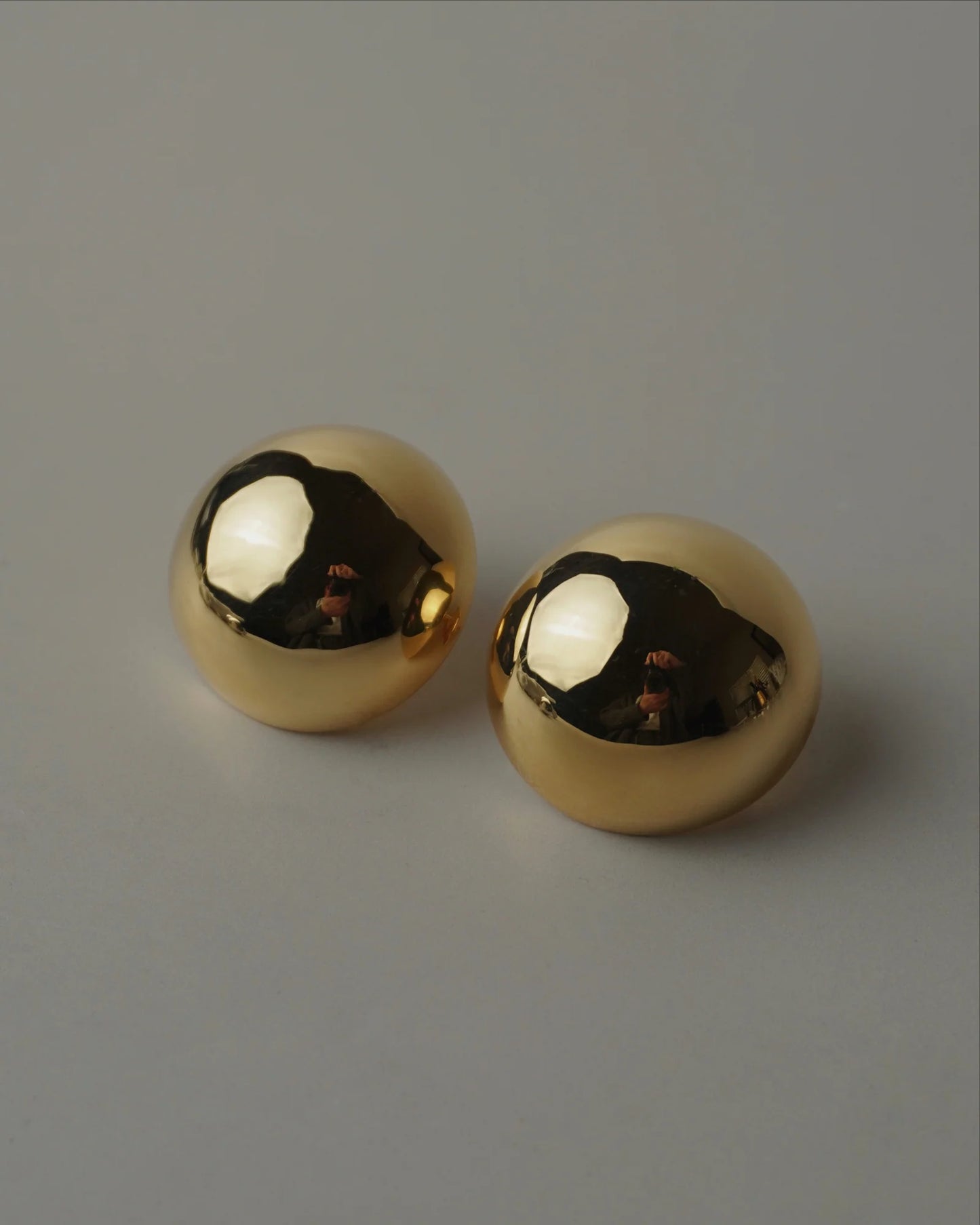 CELINE 圓頂耳環-耳夾式 | CELINE DOME EARRINGS