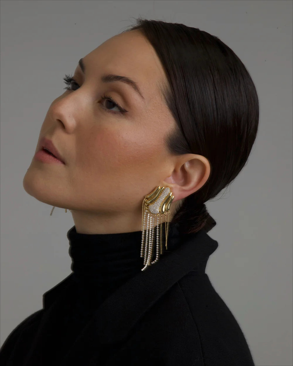 DELORIS 流蘇耳環-耳夾式 | DELORIS TASSEL EARRINGS