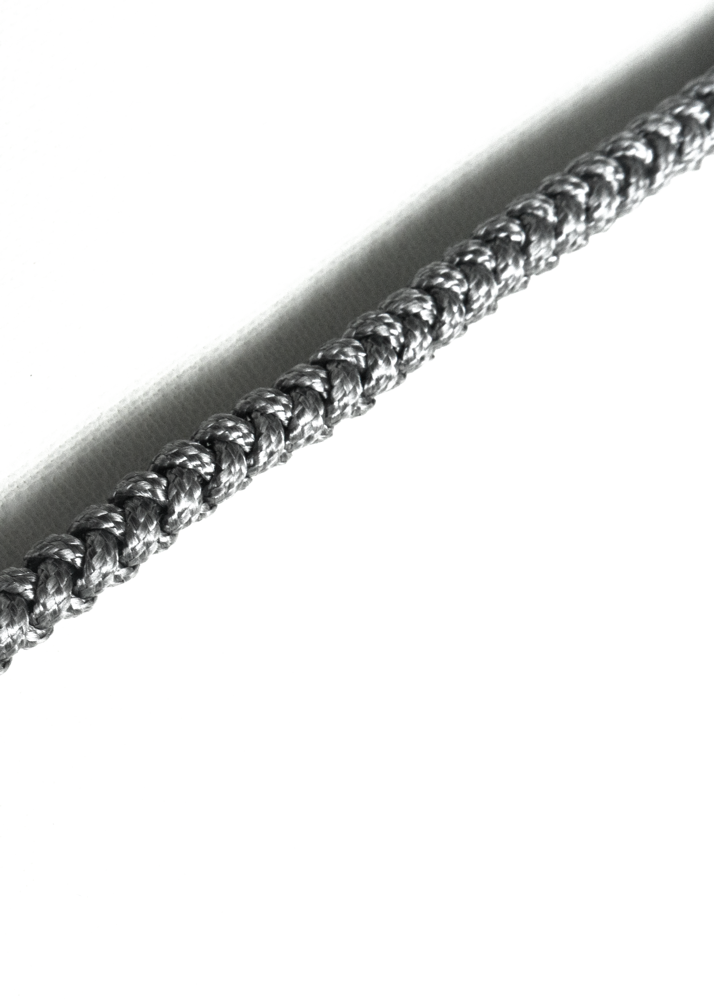 MRKT5 x SHI ZAI: Woven Black Tourmaline Phone Chain 編織黑碧璽手機鍊 (Silver 銀色)