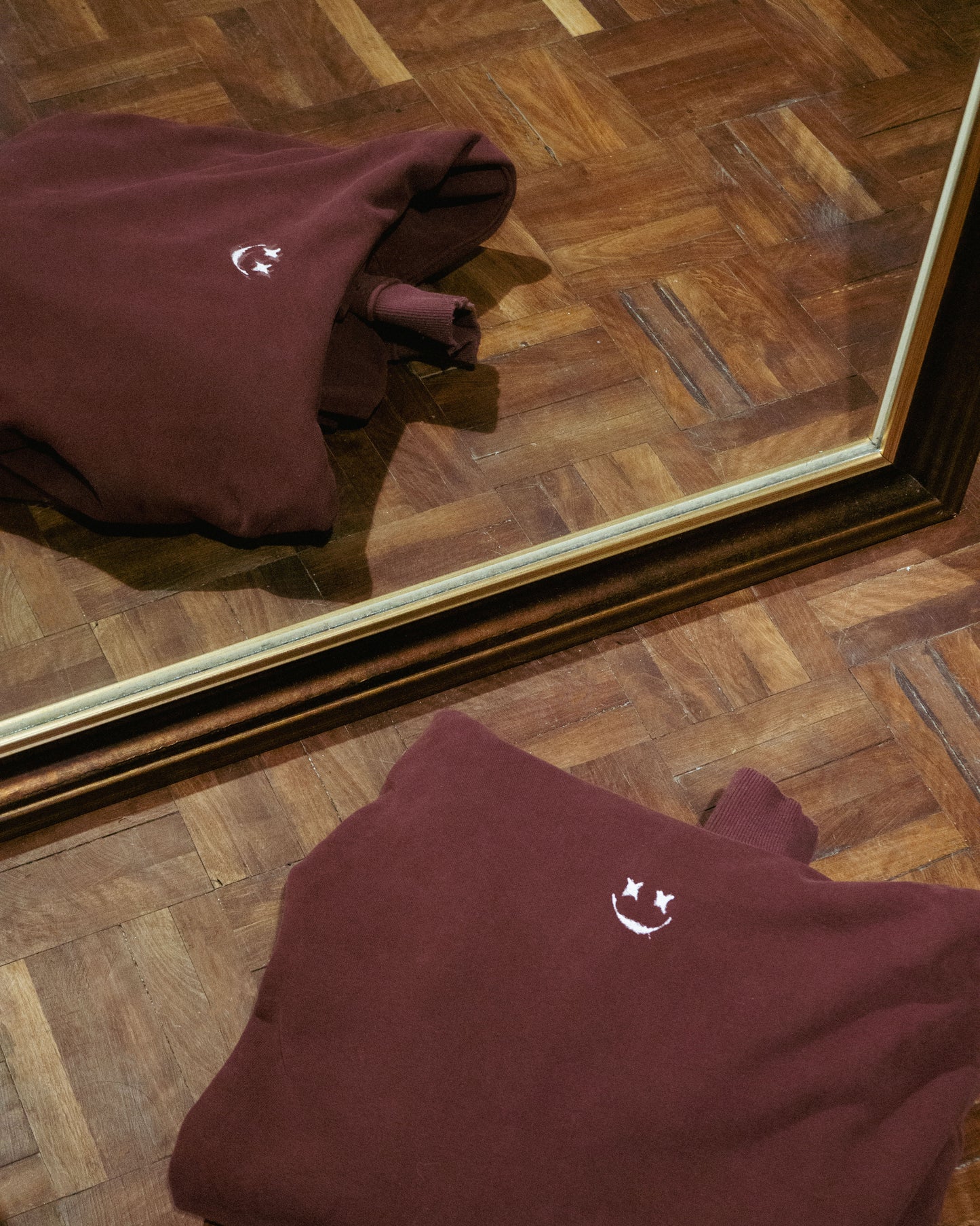 Hi-Five: Maroon Hoodie by New Tattoo Studio