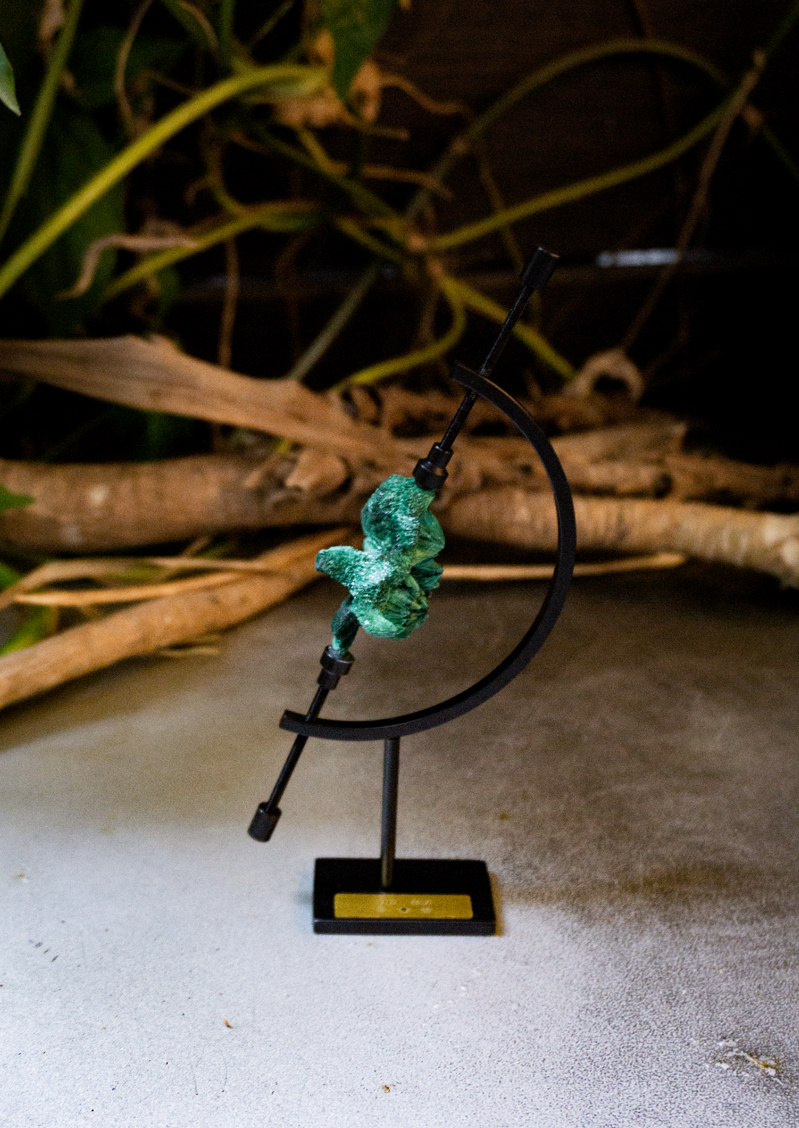 絲絨式孔雀石擺件 | Planet Series: Velvet Malachite Ornament