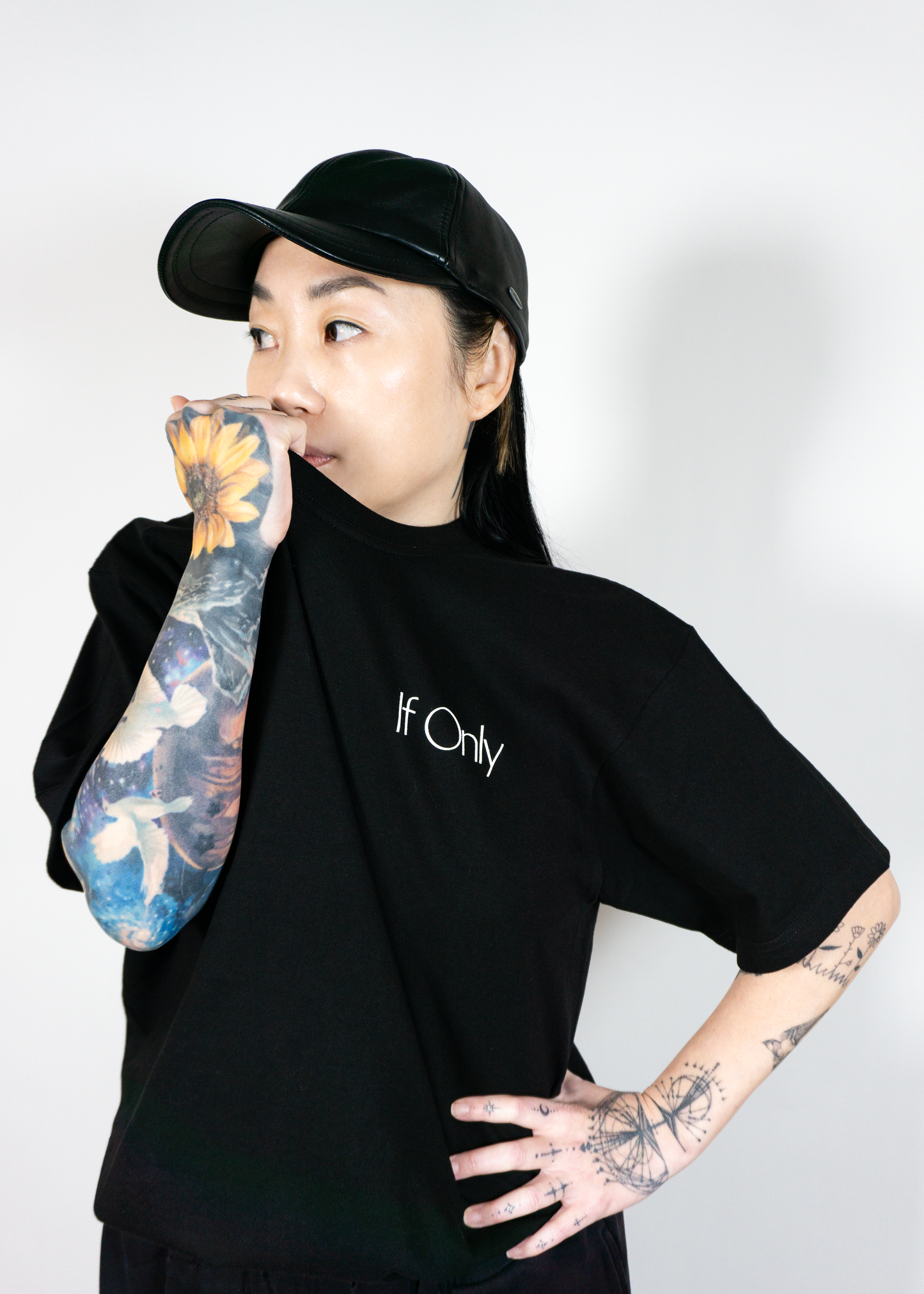 If Only 品牌經典款短T | If Only Uniform Tee: Black