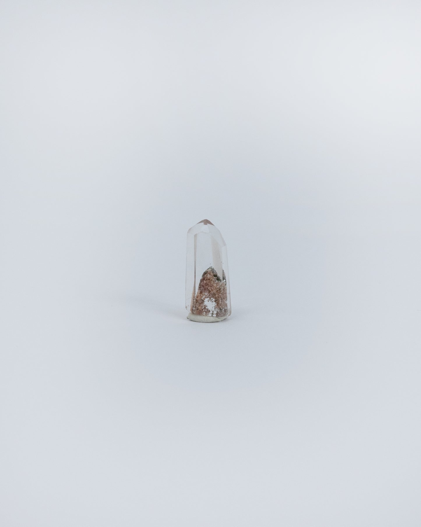 異象金字塔水晶柱 小礦標盒 | Mini Phantom Pyramid Quartz Column Mineral