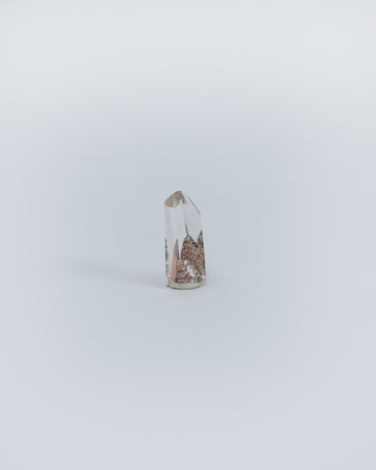 異象金字塔水晶柱 小礦標盒 | Mini Phantom Pyramid Quartz Column Mineral