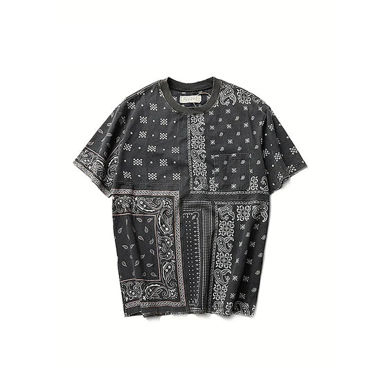Hi-Five: XVessel Paisly Tee-Grey