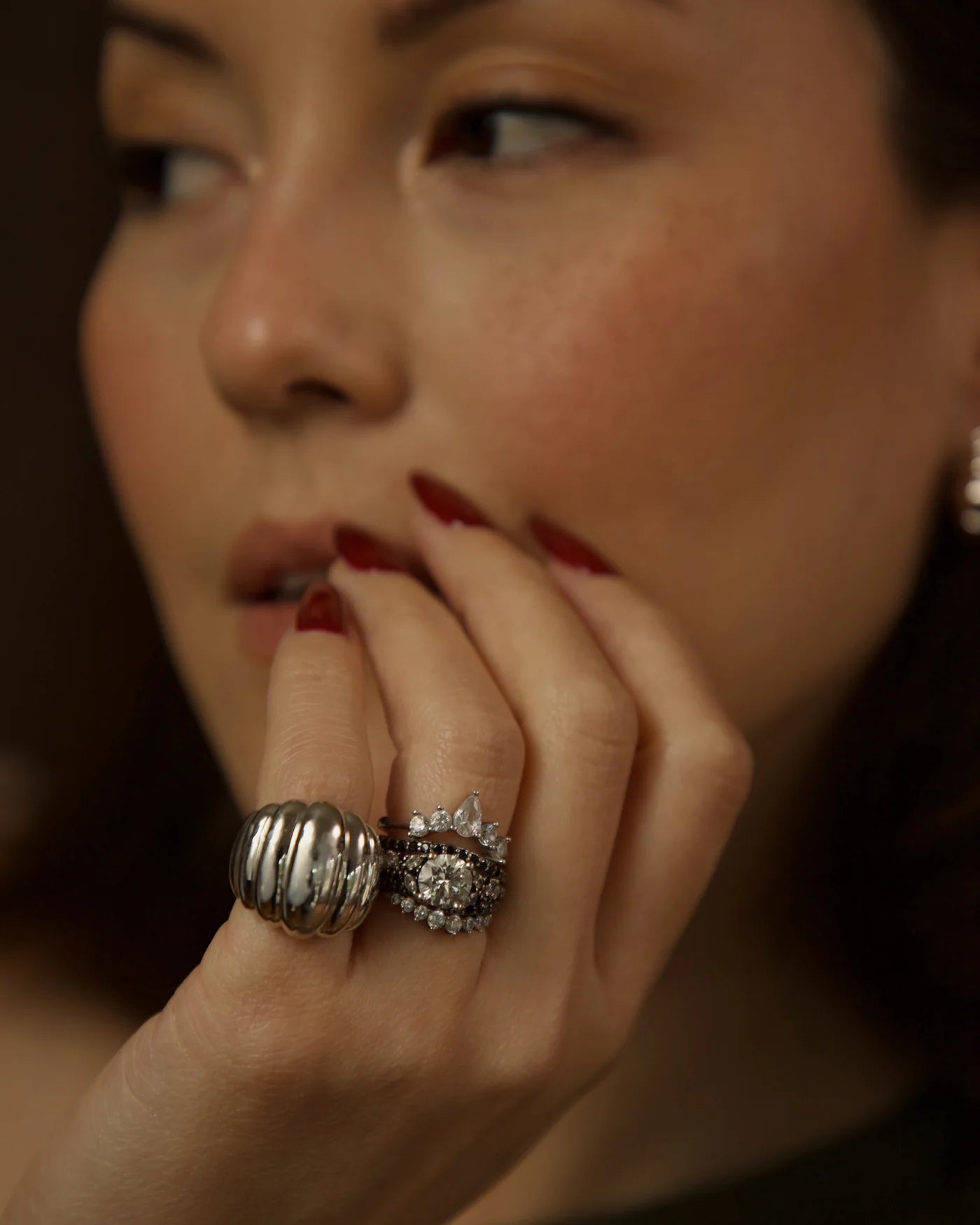Bridgette Pinky Ring-Silver