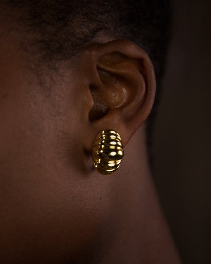 Bridgette Earring Studs- Gold