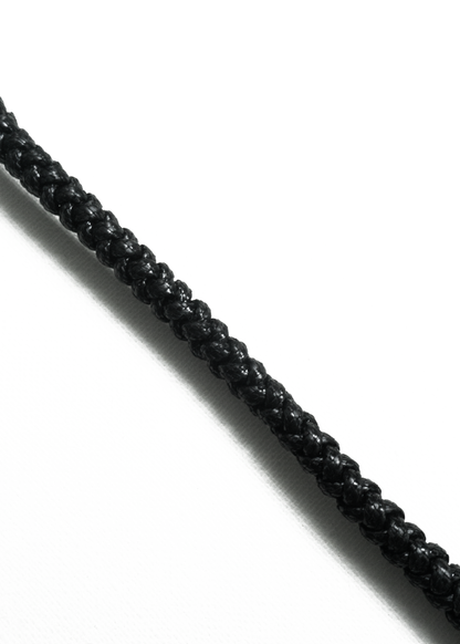 MRKT5 x SHI ZAI: Woven Pyrite Phone Chain 編織黃鐵礦手機鍊 (Black 黑色)