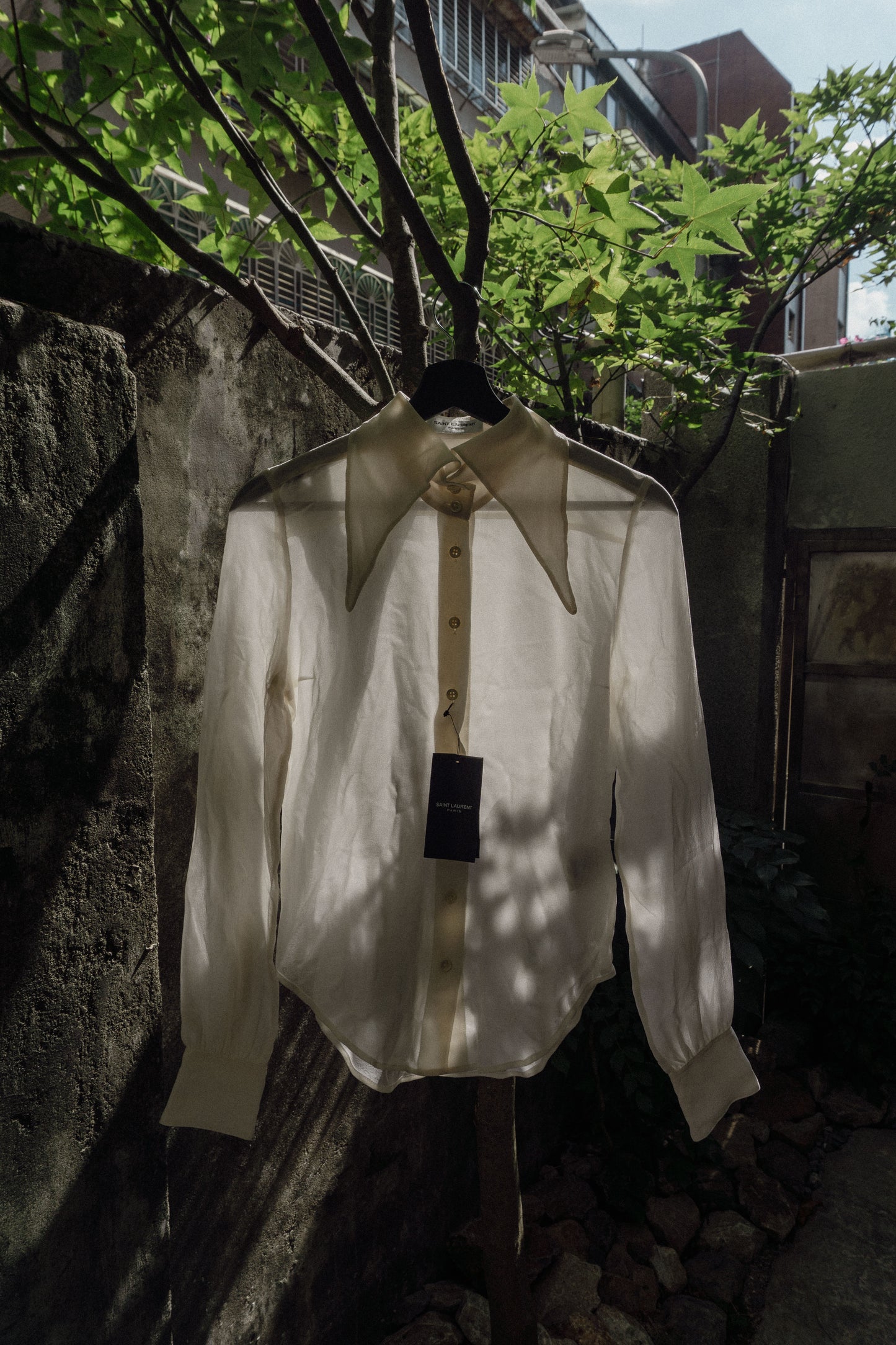 Hi-Five: YSL SS19 Cream Blouse