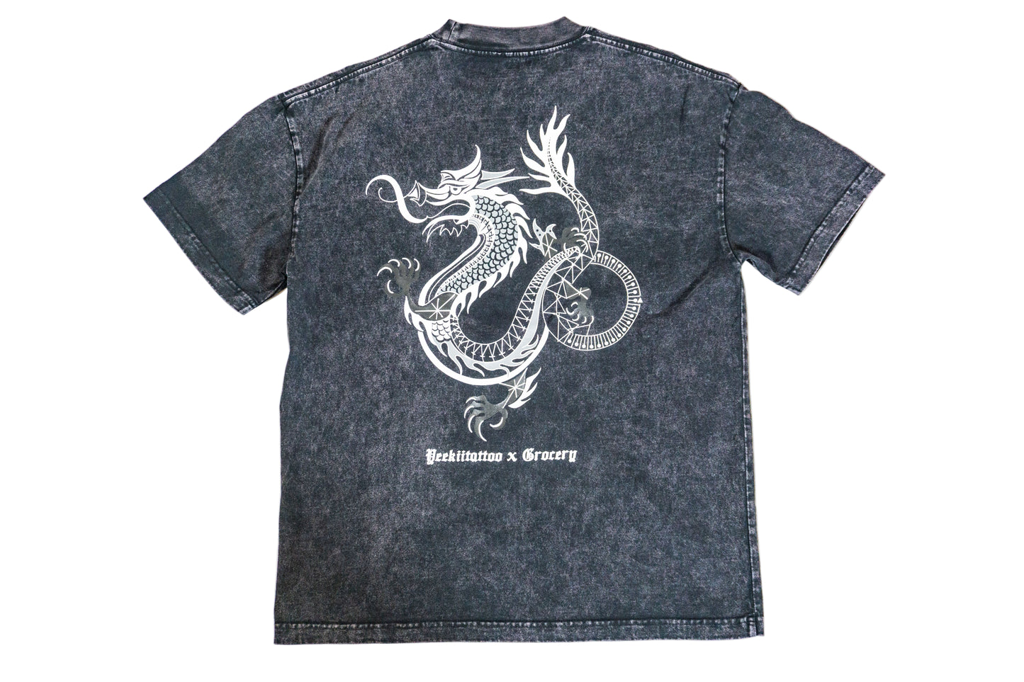 Hi-Five: Dragon Back T-shirt by Yeekitattoo x Grocery