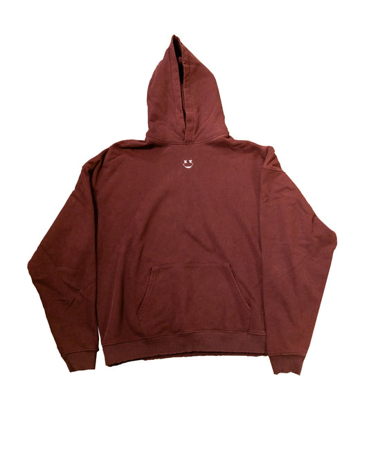 Hi-Five: Maroon Hoodie by New Tattoo Studio