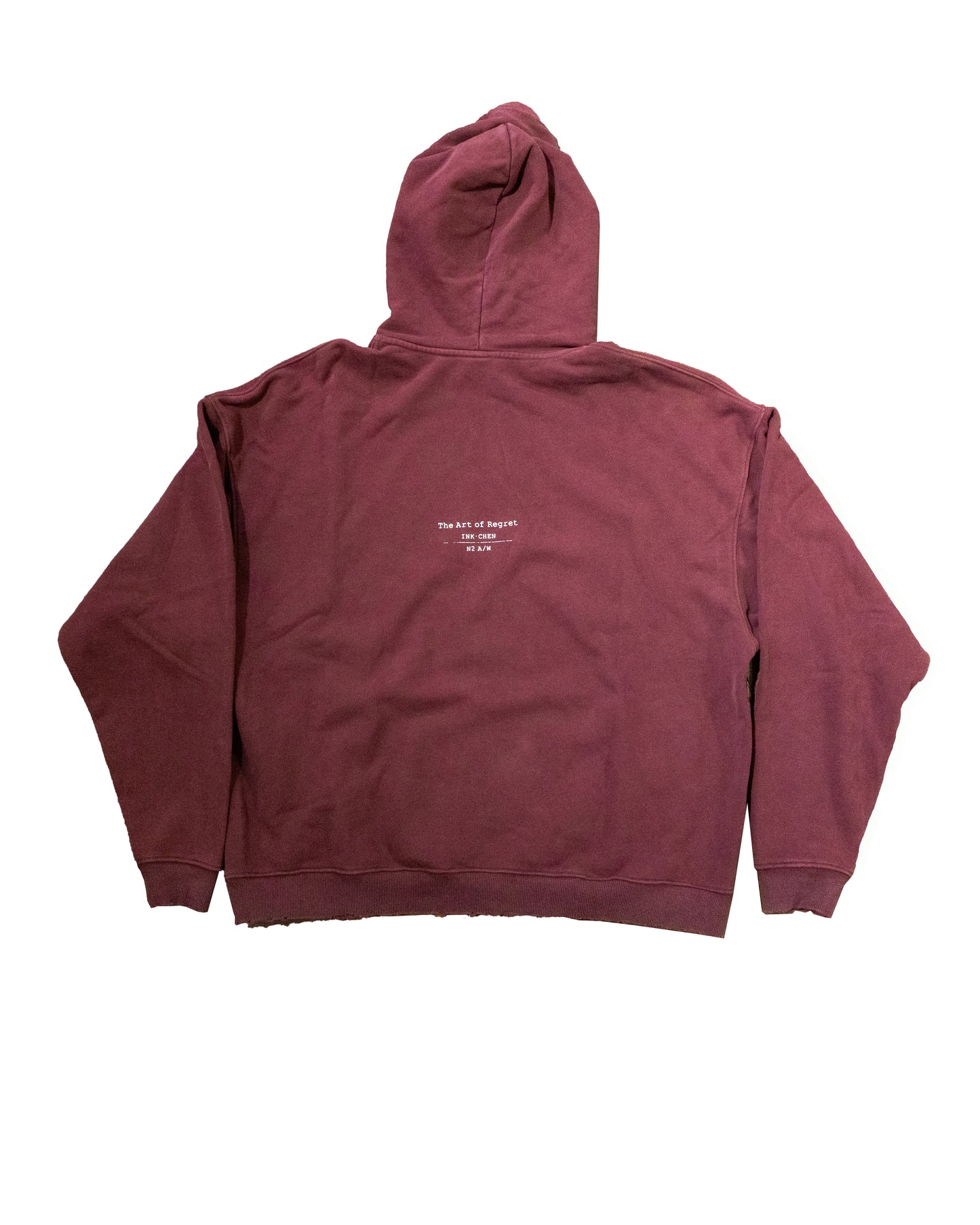 Hi-Five: Maroon Hoodie by New Tattoo Studio