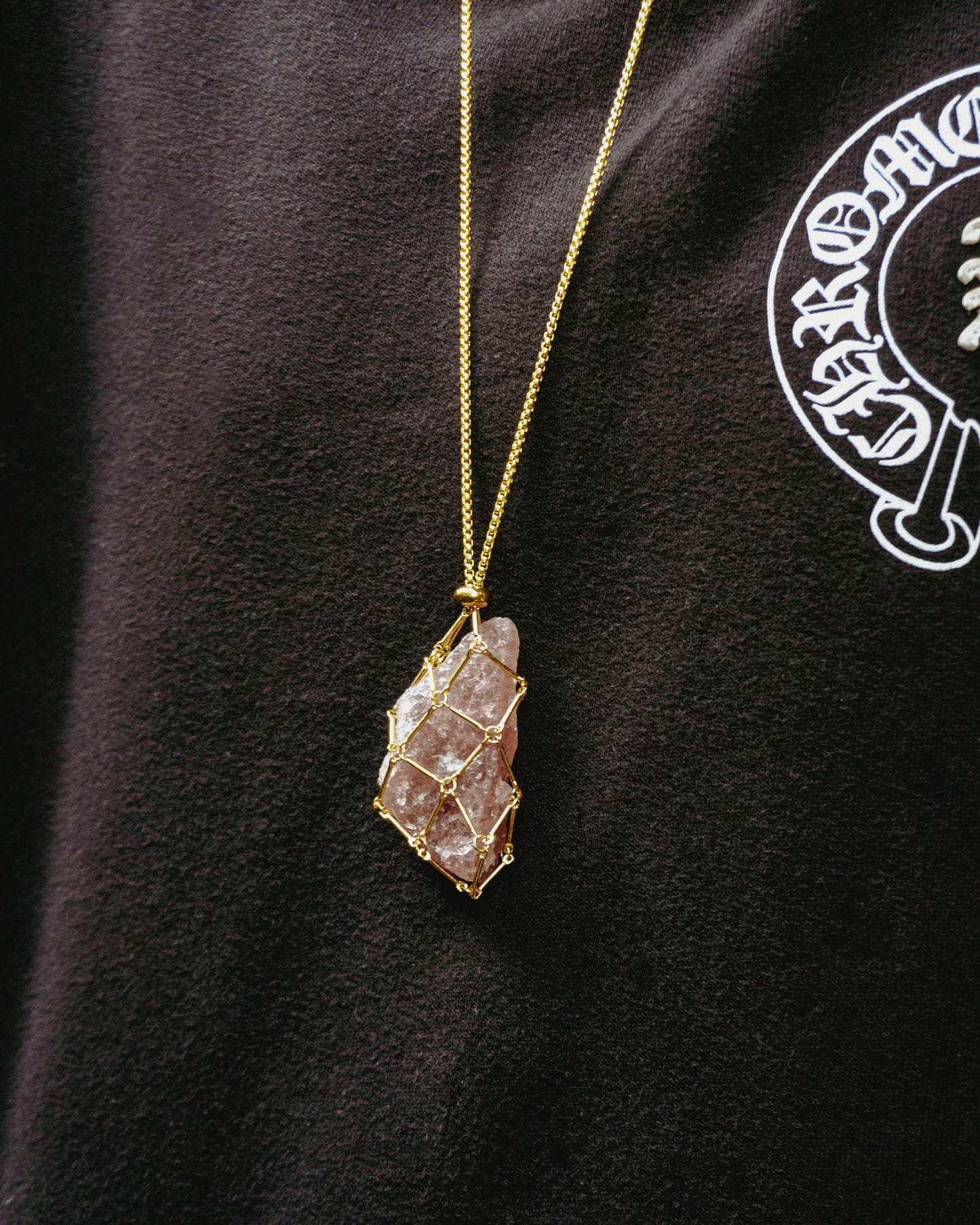 Brazilian Strawberry Quartz Necklace