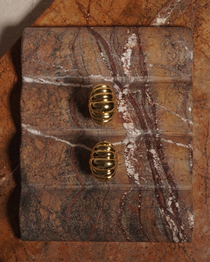 Bridgette Earring Studs- Gold