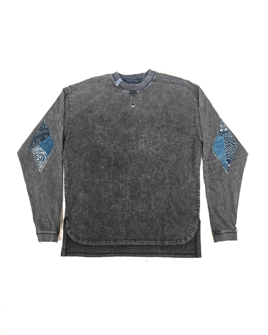 Hi-Five: Elbow Patch Long Sleeve T-shirt