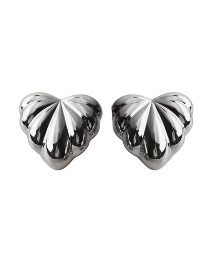 JILLIAN 心形耳環-耳針式 |  HEART EARRINGS