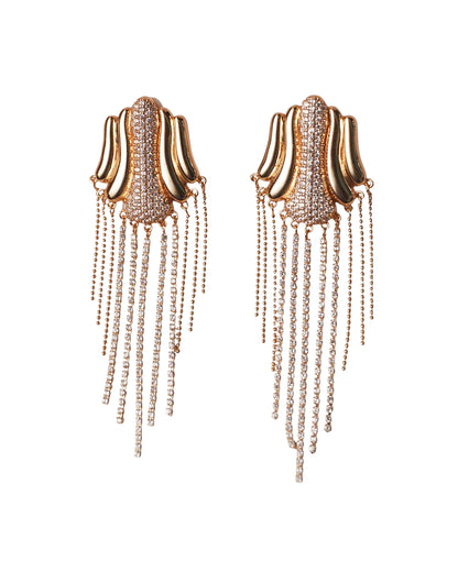 DELORIS 流蘇耳環-耳夾式 | DELORIS TASSEL EARRINGS
