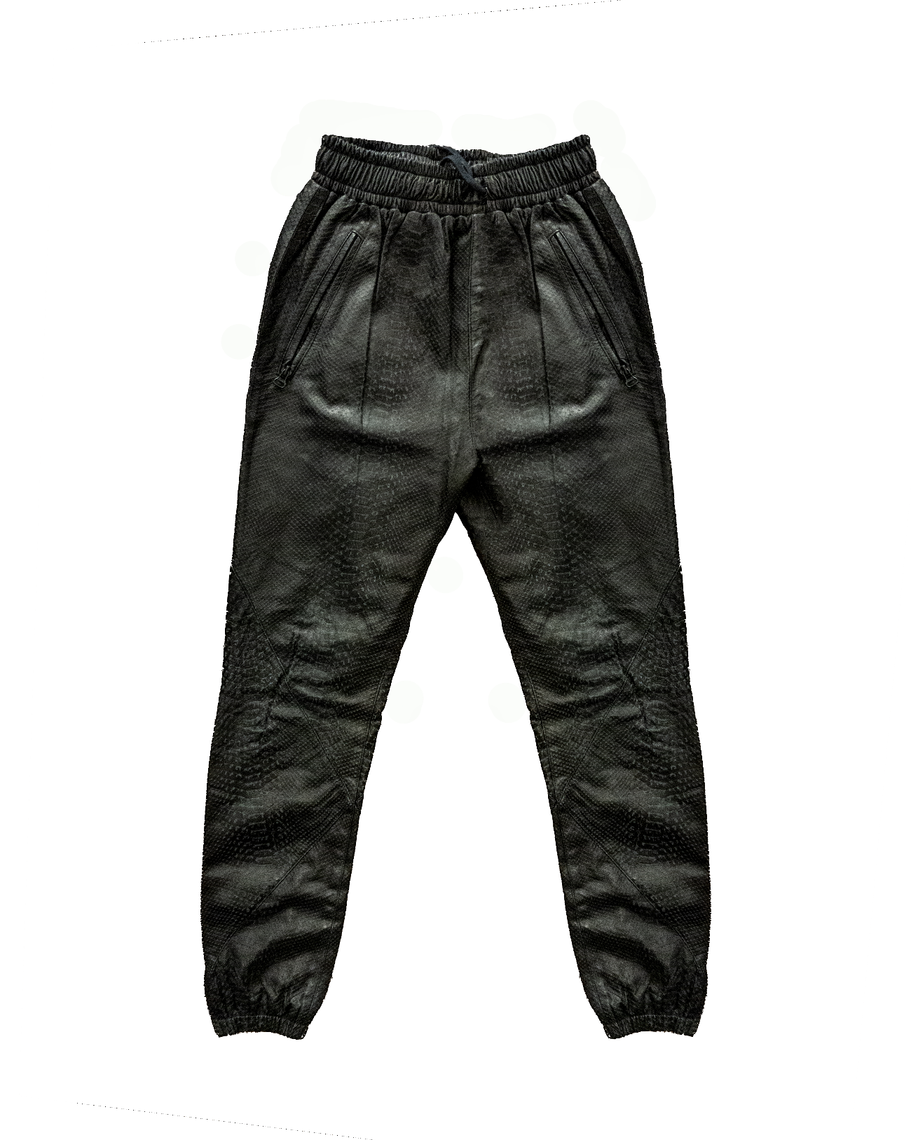 Hi-Five: En Noir Leather Joggers