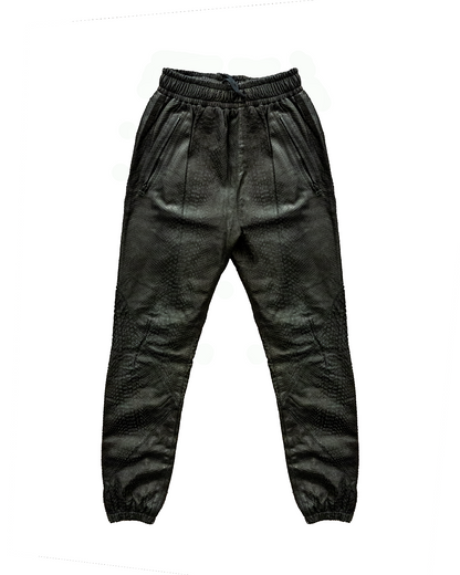Hi-Five: En Noir Leather Joggers