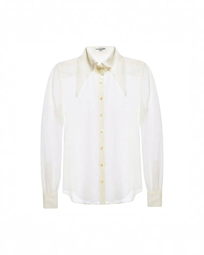 Hi-Five: YSL SS19 Cream Blouse
